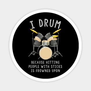 Drummer Gift, Drummer Gifts For Men Magnet